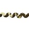 Belagio Sequin Trim, 0.63" Wide, Zig Zag Design, Gold, 25-Yard Bolt